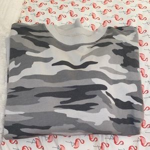 Aerie camo oversized sweatshirt